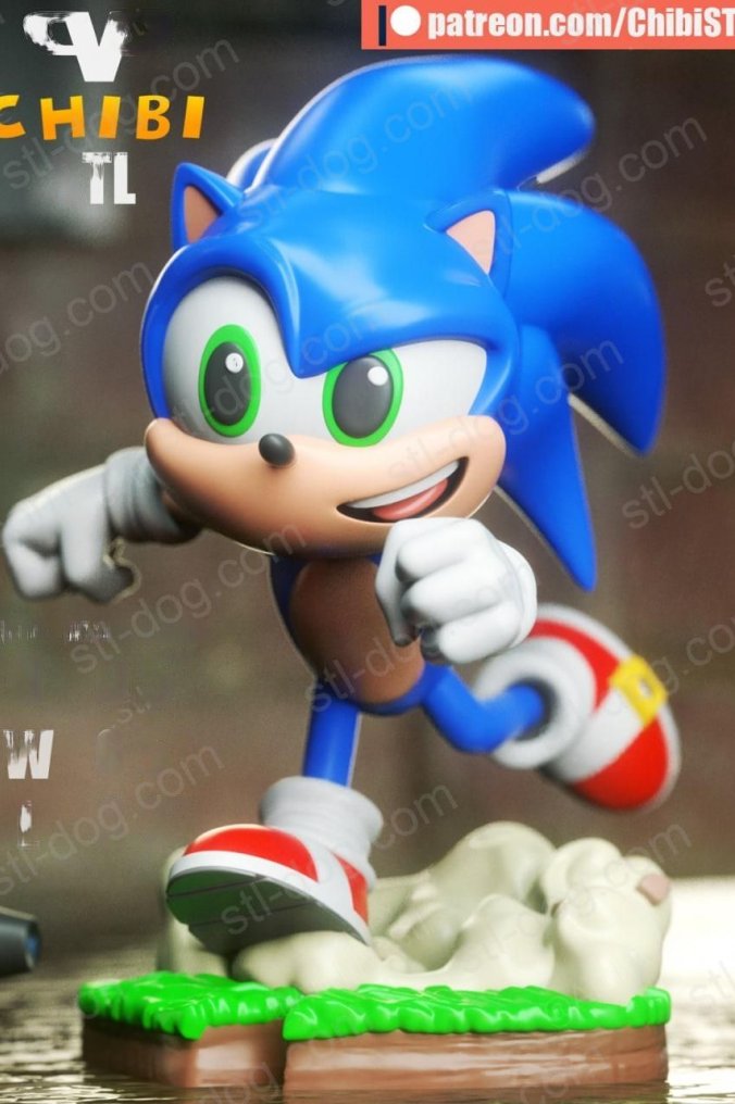 超级索尼克（Sonic）3D打印图纸